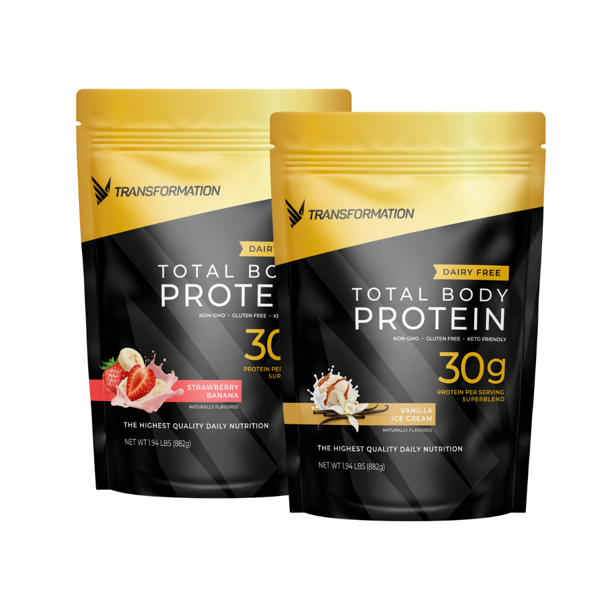 Vanilla and Strawberry Banana