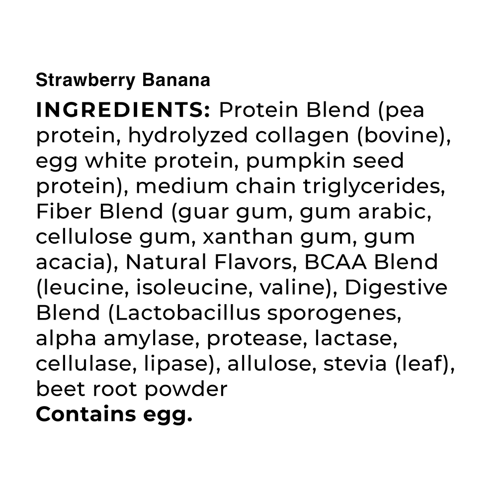 Vanilla and Strawberry Banana